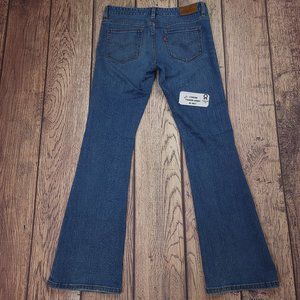 Levi's 534 Flare Bootcut Women's Jeans Size 30x32 Stretch Denim Low Rise Zip